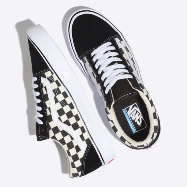 Vans Checkerboard Lite Men's Sneaker Black and White - Obeezi