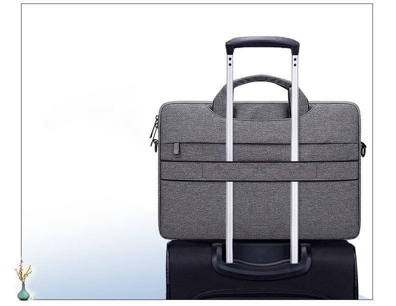 15.6 Inch Custom Waterproof Computer Laptop Messenger Bag-Ash - Obeezi.com