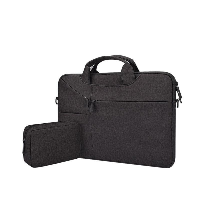 15.6 Inch Custom Waterproof Computer Laptop Messenger Bag-Black - Obeezi.com