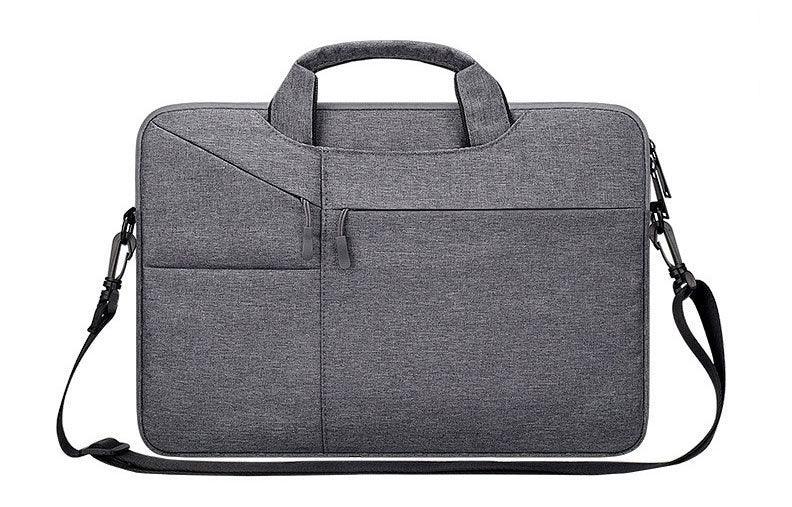 15.6 Inch Custom Waterproof Computer Laptop Messenger Bag-Grey - Obeezi.com