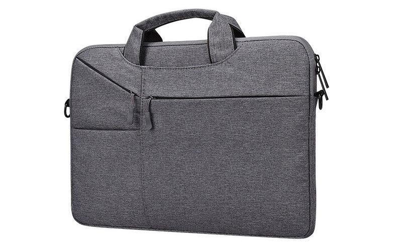 15.6 Inch Custom Waterproof Computer Laptop Messenger Bag-Grey - Obeezi.com