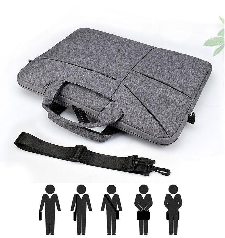 15.6 Inch Custom Waterproof Computer Laptop Messenger Bag-Navy Blue - Obeezi.com