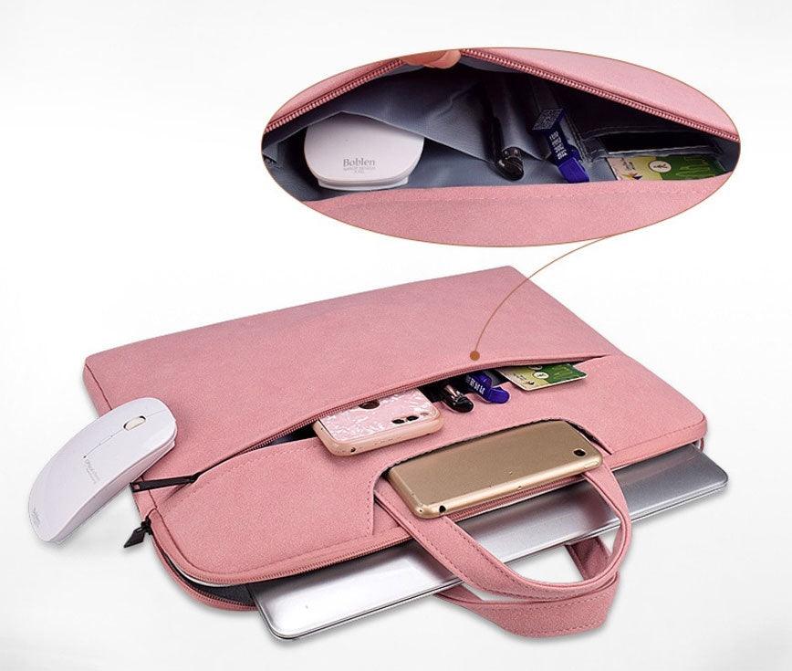 15.6 Inch Waterproof Business Computer Laptop Bag-Pink - Obeezi.com
