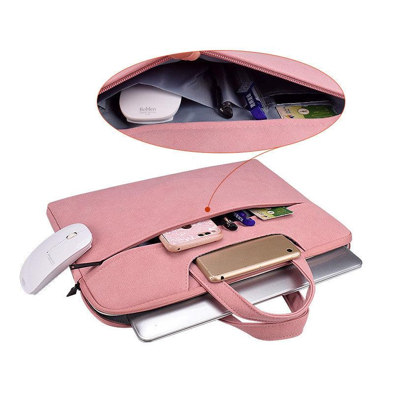 15.6 Inch Waterproof Business Computer Laptop Bag-Pink - Obeezi.com