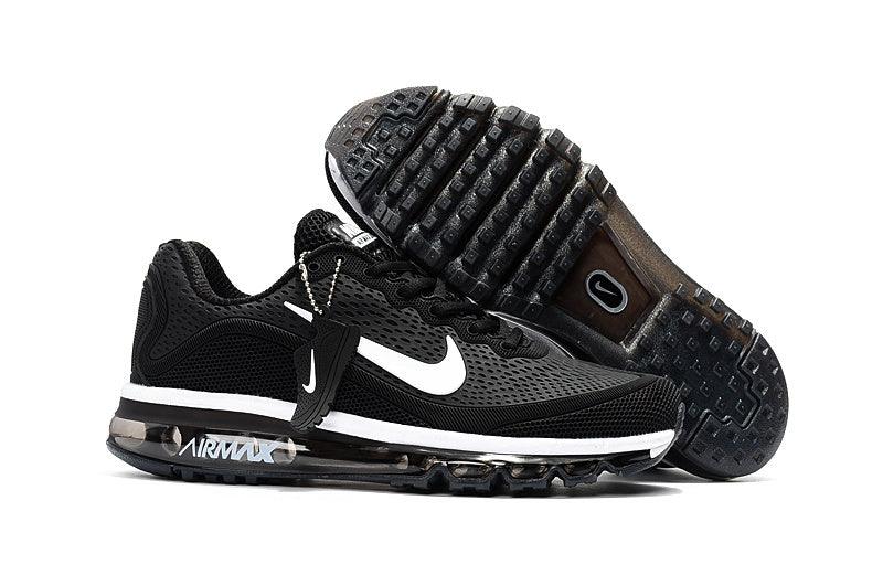 2017.5 KPU Black and White Men's Running Shoes - Obeezi