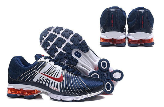 2018 White Navy Blue Red Shox Nz Mens Running Shoes - Obeezi