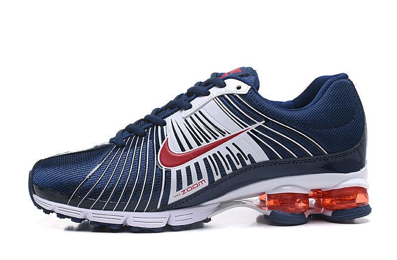 2018 White Navy Blue Red Shox Nz Mens Running Shoes - Obeezi