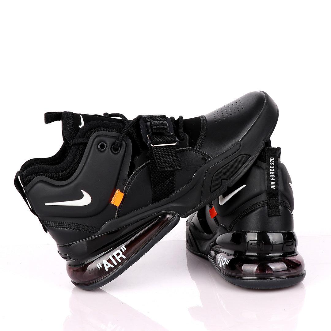 270 Off White Black Total Orange Men's Shoes Black - Obeezi