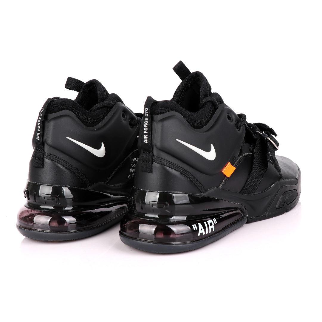 270 Off White Black Total Orange Men's Shoes Black - Obeezi