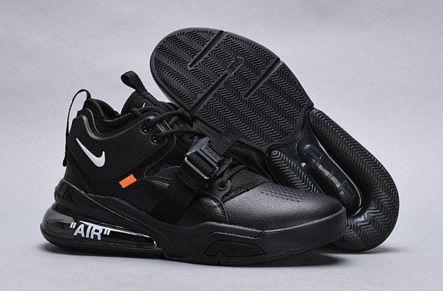 270 Off White Black Total Orange Men's Shoes Black - Obeezi