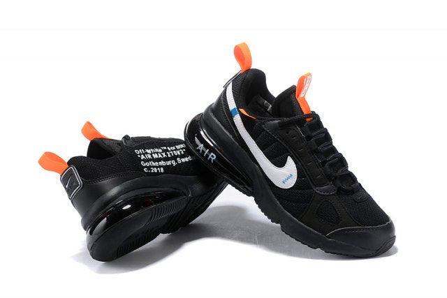 A M 270 Futura Black White Running Sneakers - Obeezi