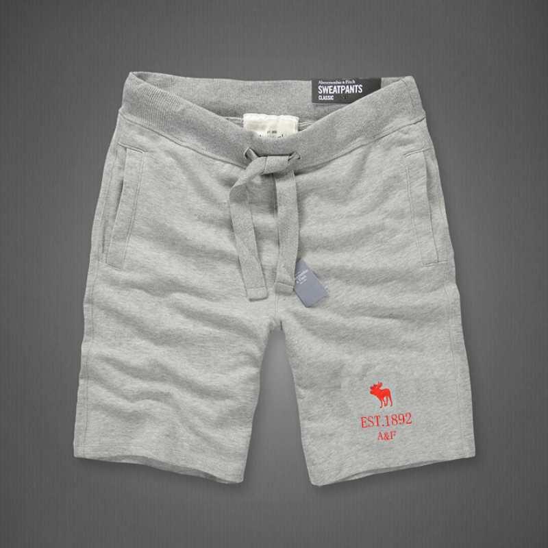 A&F Classic Est 1892 Red Crested Grey Short - Obeezi