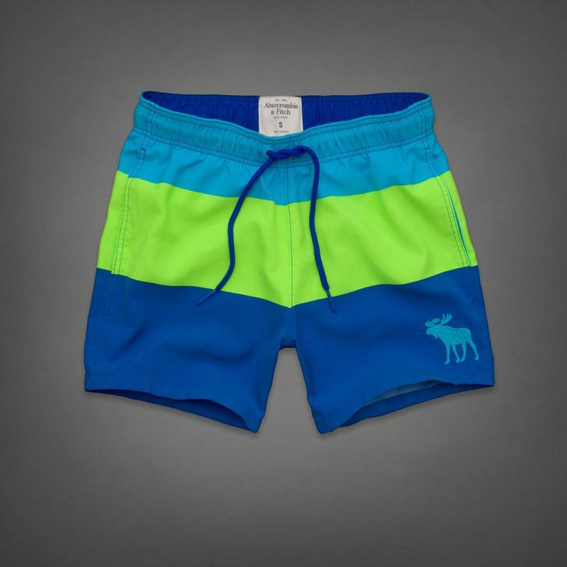 Abercrombie & Fitch Classic Swim Shorts Blue - Obeezi