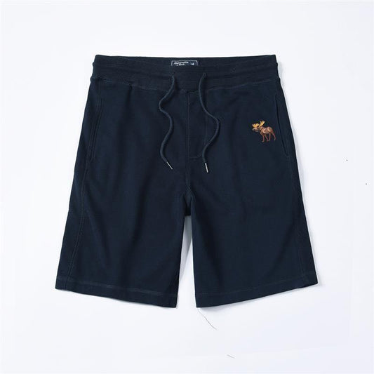 Abercrombie And Fitch Embossed Bull Shorts- Navyblue - Obeezi