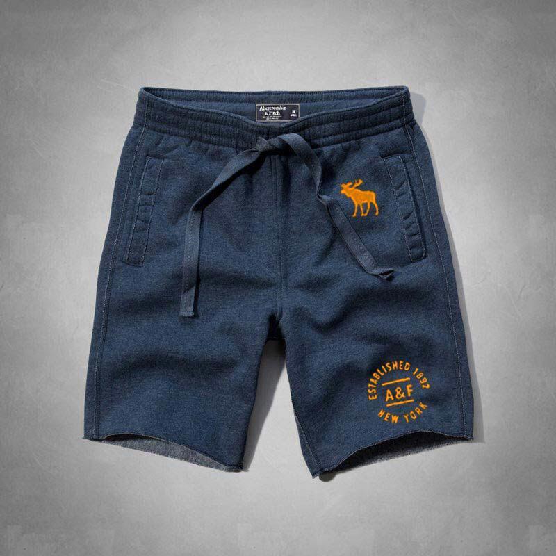 Abercrombie And Fitch Men's Short -Blue and Yellow - Obeezi