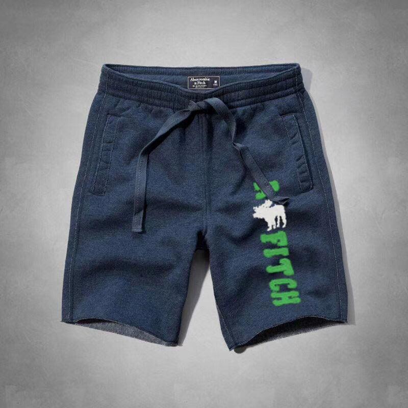 Abercrombie and Fitch Men's With Logo Crested White-Blue - Obeezi