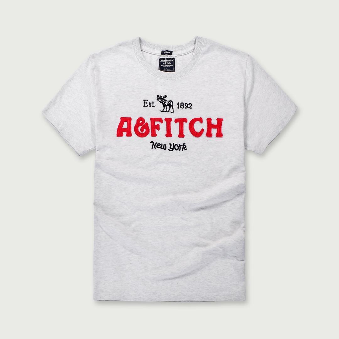 Aberrcrombie New York with Black Horse Logo-White - Obeezi