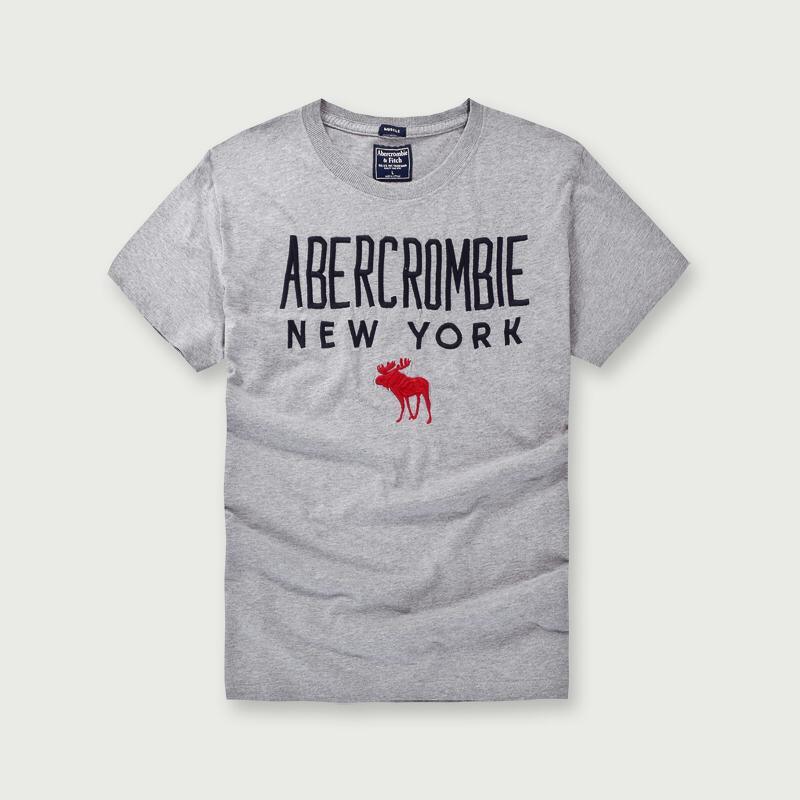 Aberrcrombie New York with Red Horse Logo-Grey - Obeezi