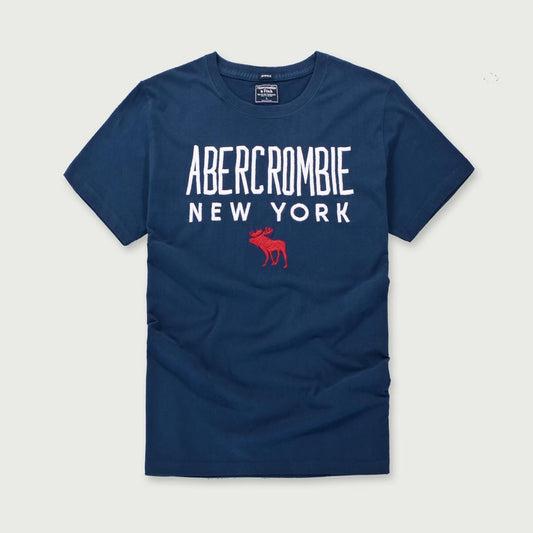 Aberrcrombie New York with Red Horse Logo-Navy Blue - Obeezi