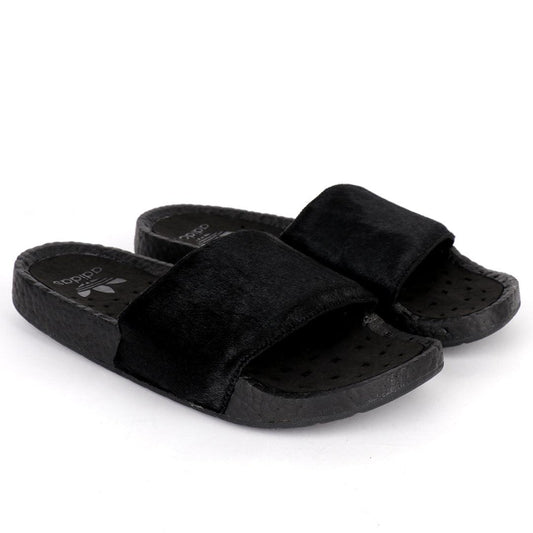AD Adilette Boost Fur Designed Men's Slide-Black - Obeezi.com