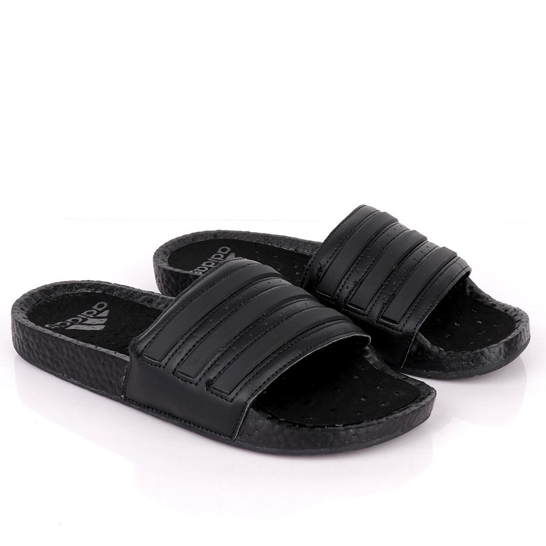 AD Adilette Boost Men's Lightweight Breathable Slide-Black - Obeezi.com