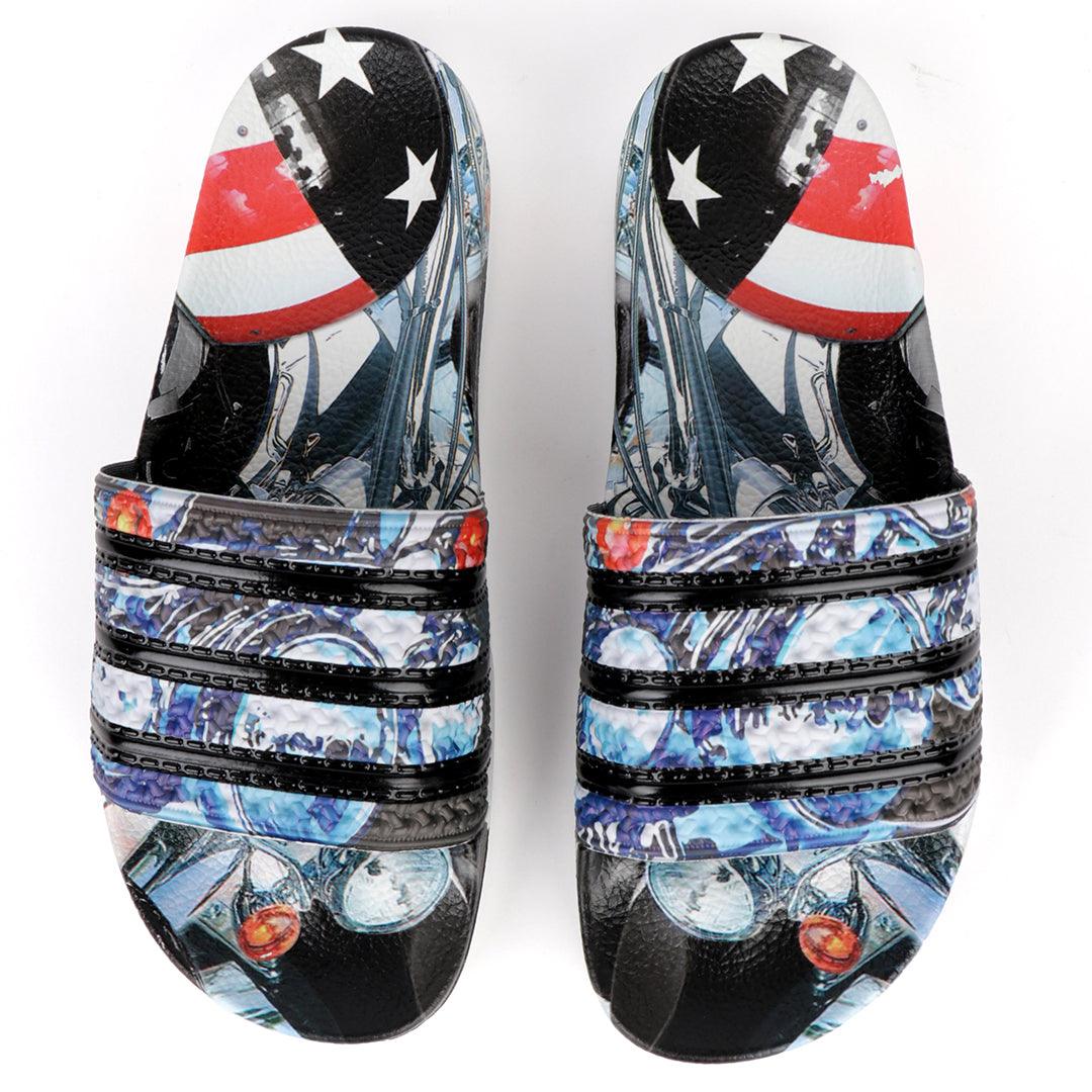 AD Adilette Synthetic Comfort Men's Slide - Multicolor - Obeezi.com