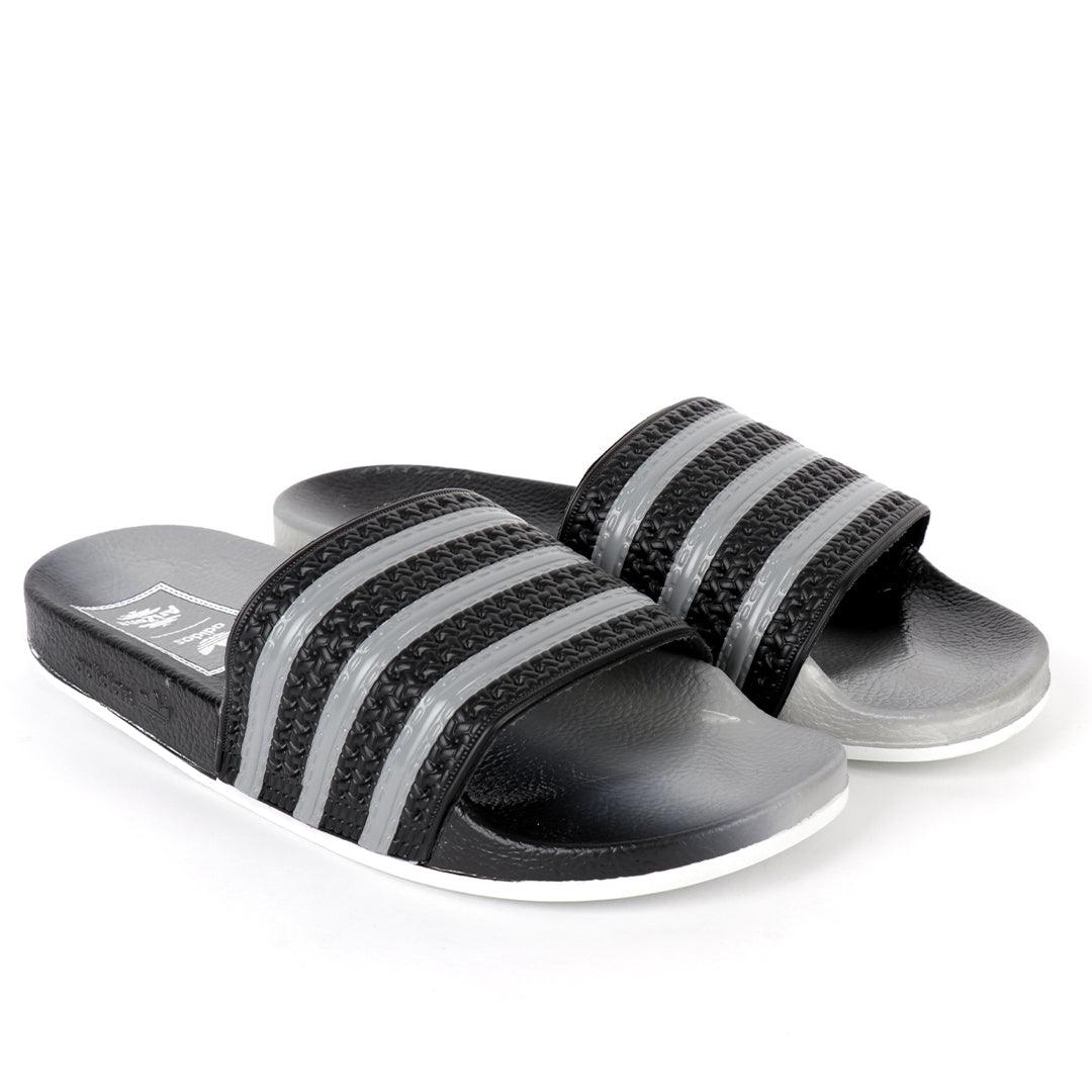 AD Arizona Men's Bloomfield Slide Black Grey Sole - Obeezi.com