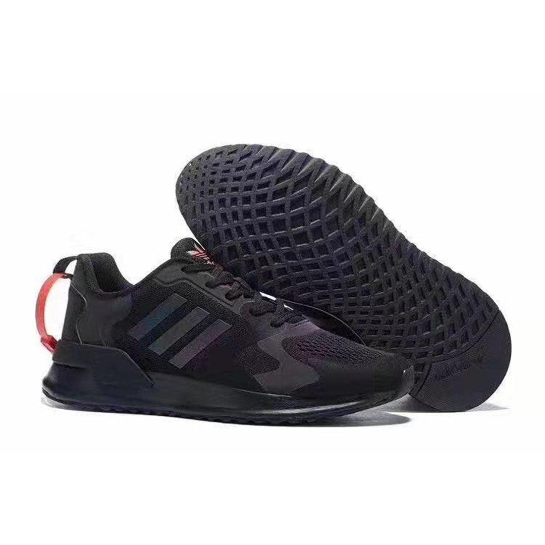 Ad Brand 3 Stripes Black Sneakers - Obeezi