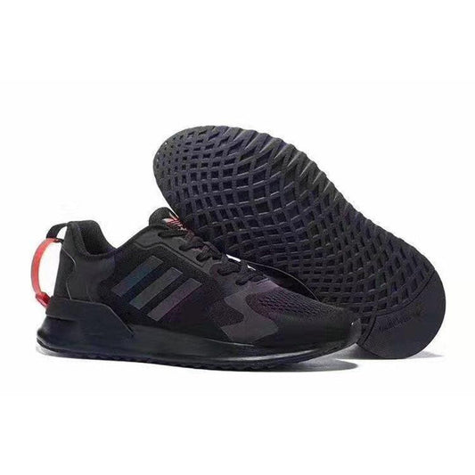 Ad Brand 3 Stripes Black Sneakers - Obeezi