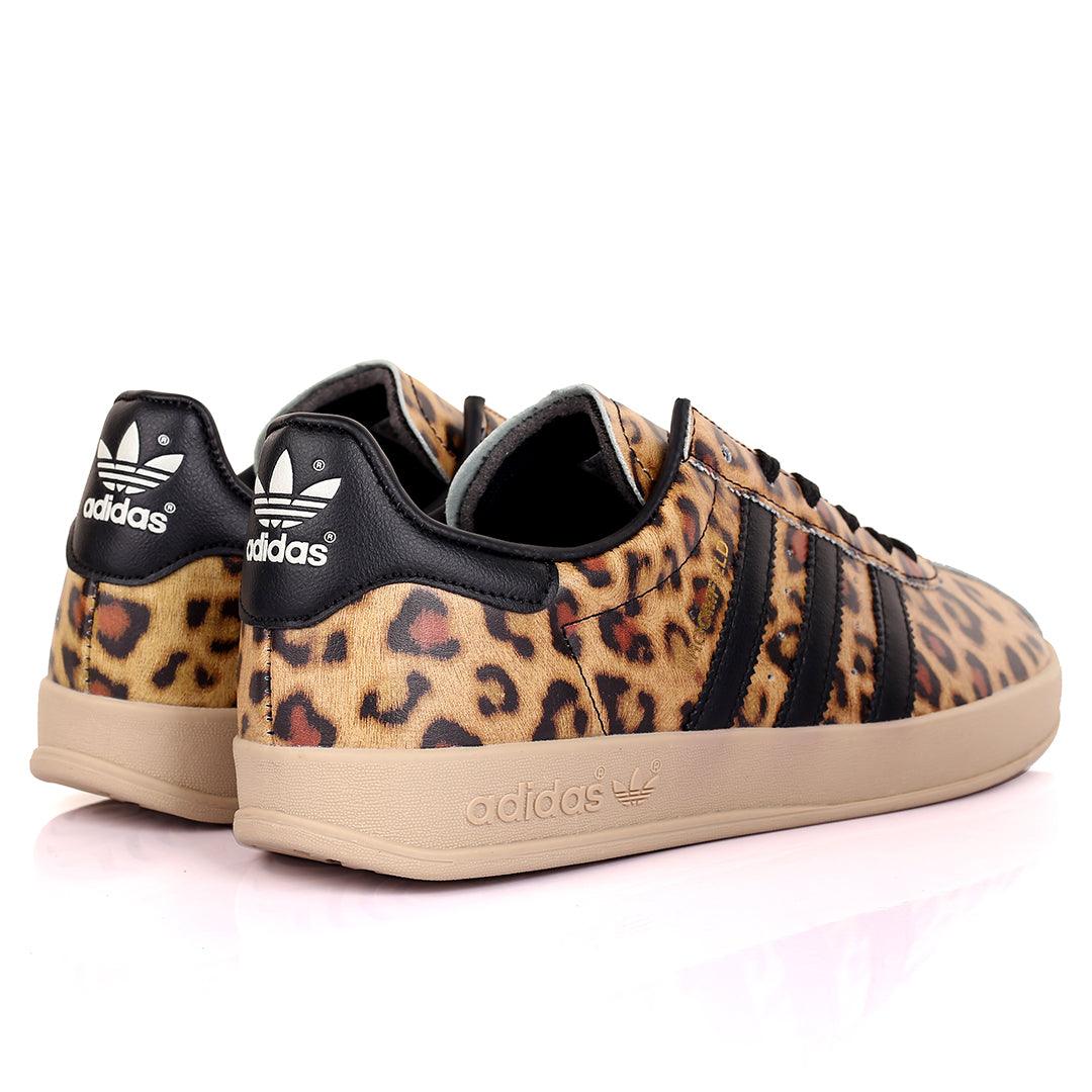 AD Broomfield Classic Leopard Skin Designed Lace Up Sneakers - Obeezi.com