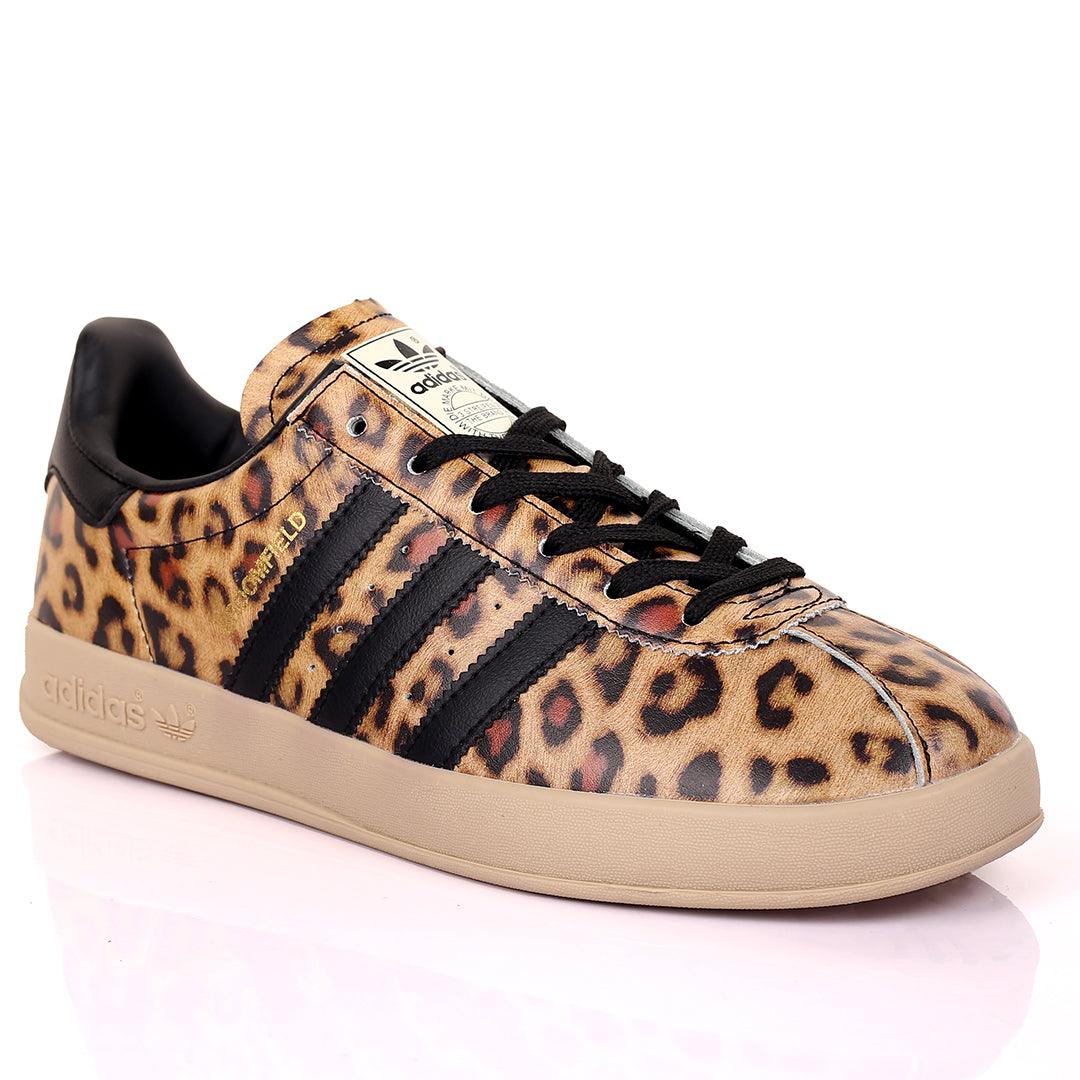 AD Broomfield Classic Leopard Skin Designed Lace Up Sneakers - Obeezi.com