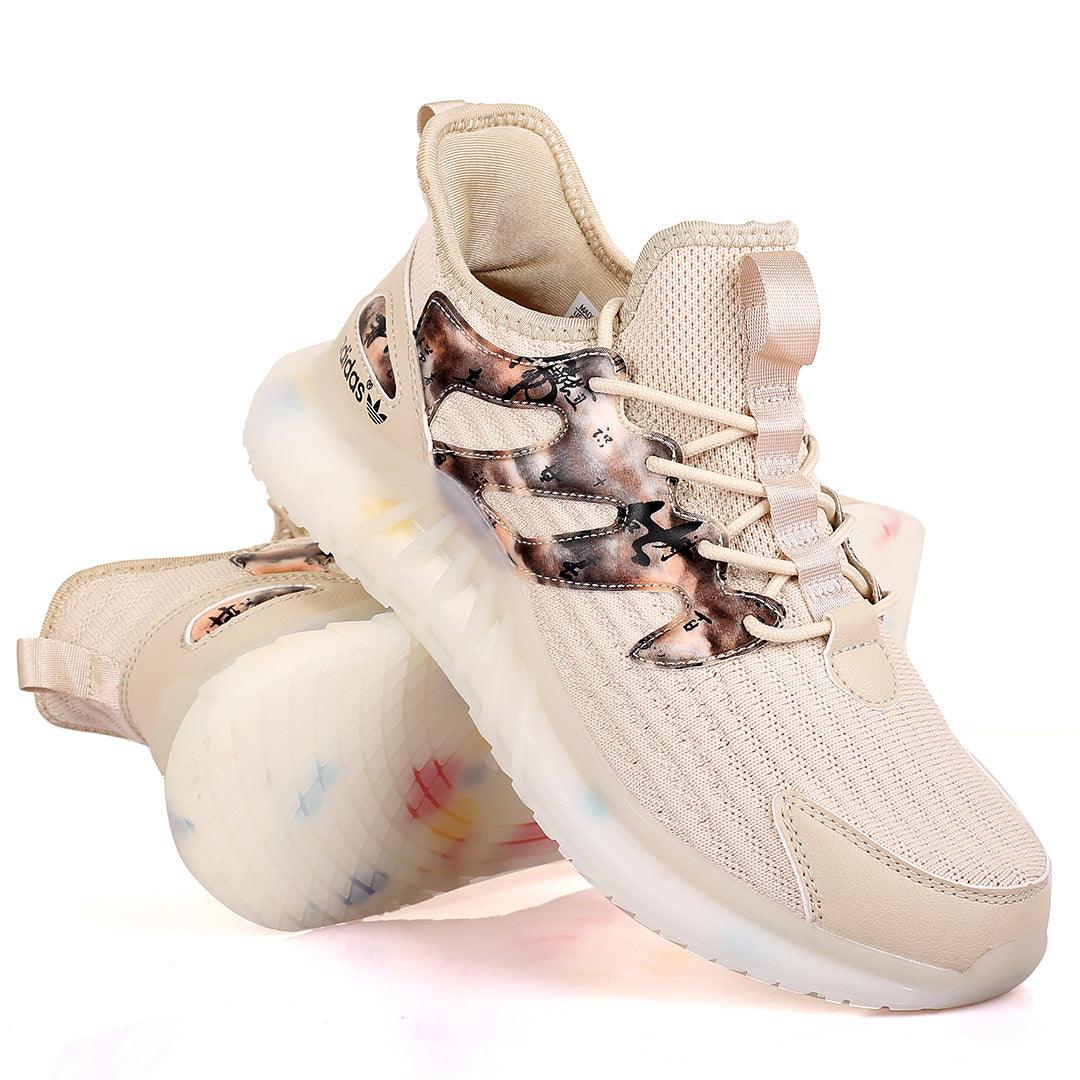 AD Exquisite Men Logo Designed Lace Up Sneakers - Obeezi.com