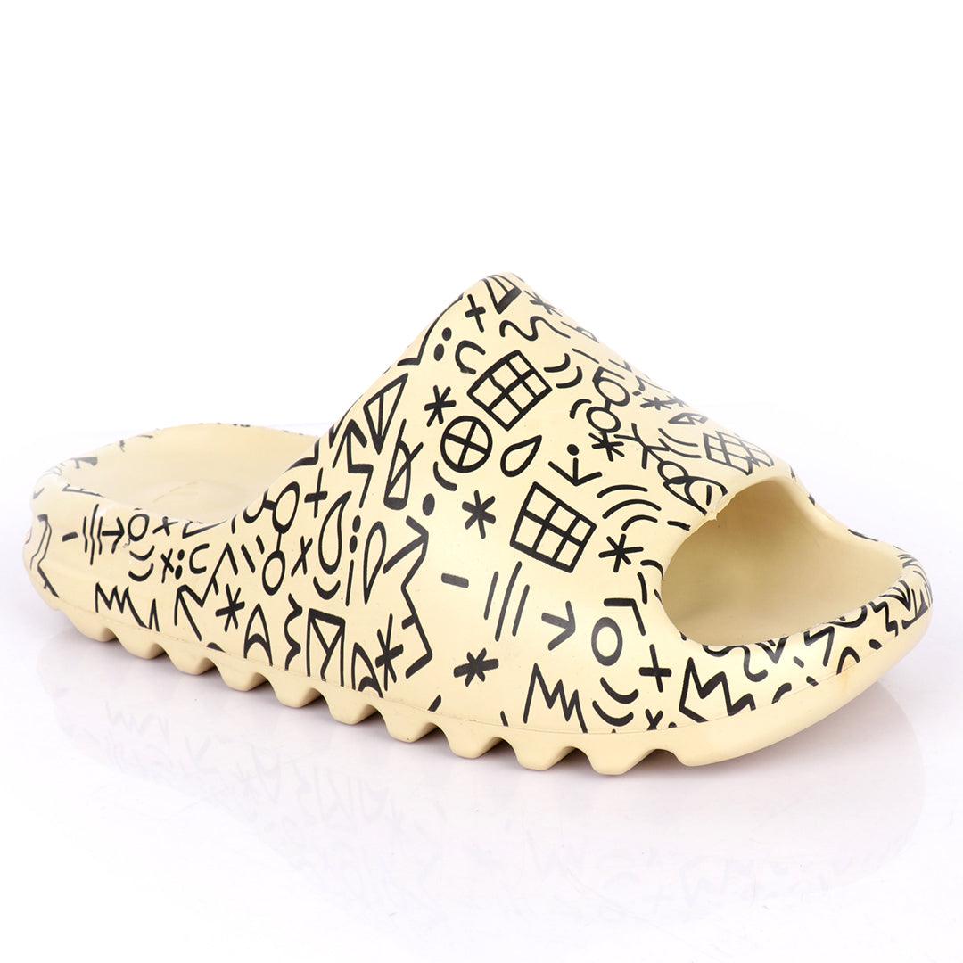 AD Hand Drawn Doodle Solar Soft Slides-Cream - Obeezi.com