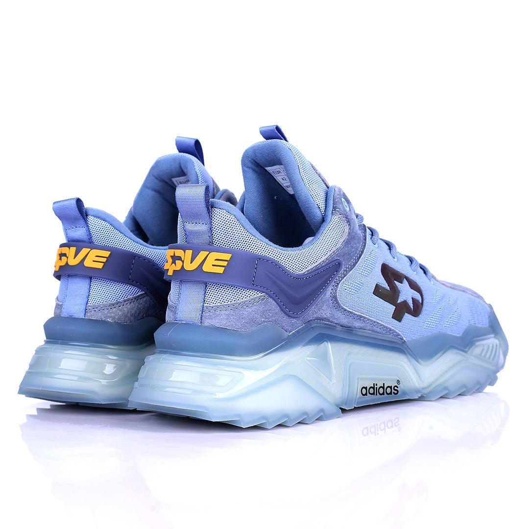 AD Logo Designed Grey Sneakers With Tuned Pressure Sole- Grey - Obeezi.com