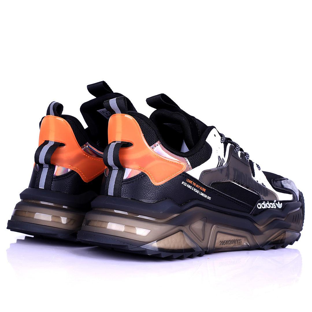 AD Logo Designed Multi-Coloured Sneakers With Tuned Pressure Sole - Obeezi.com