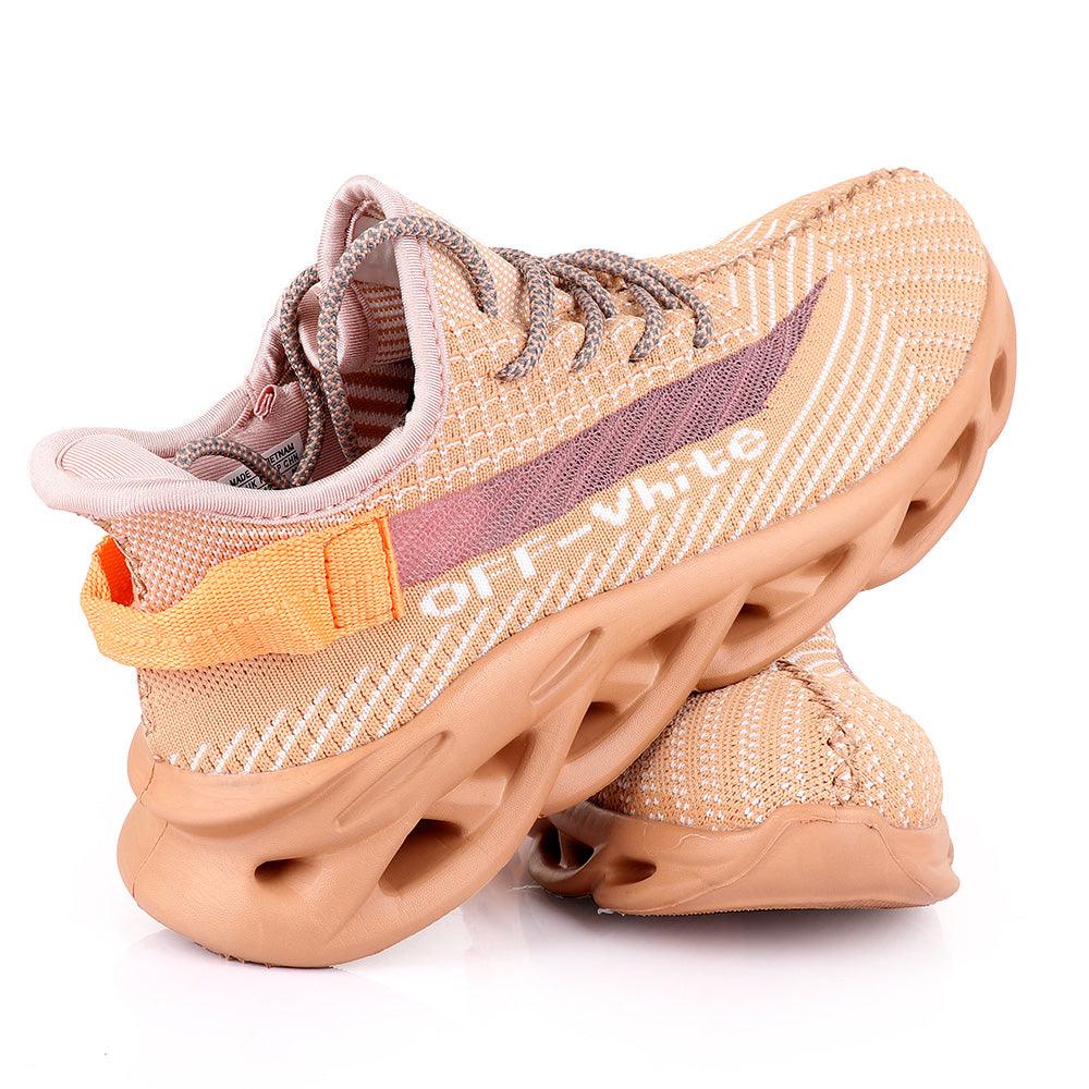 Ad Off white Classic Brown Sneakers - Obeezi