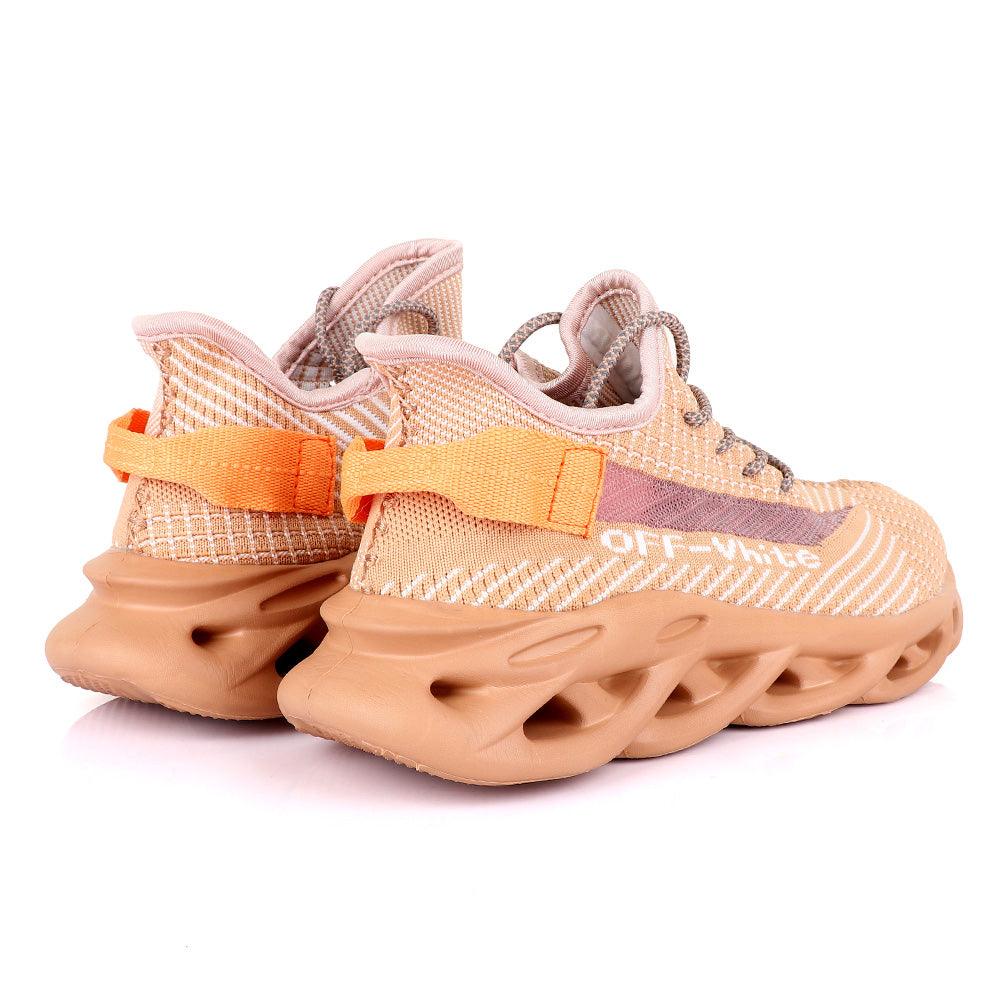 Ad Off white Classic Brown Sneakers - Obeezi