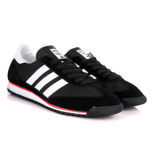 AD Originals Branded Black Sneakers - Obeezi