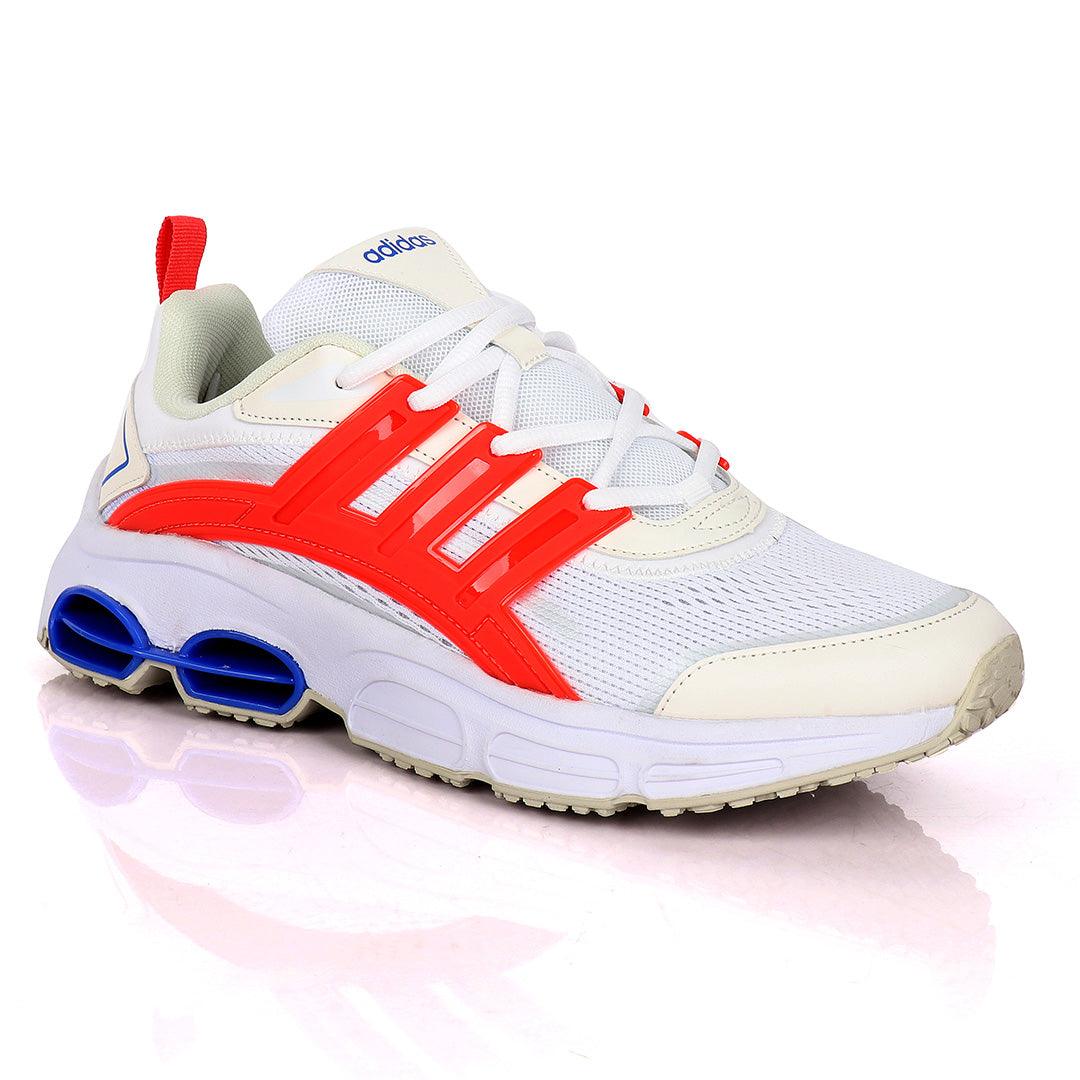 AD Ortholite Quadcube ZX Flux White Sneakers With Classic Designs - Obeezi.com