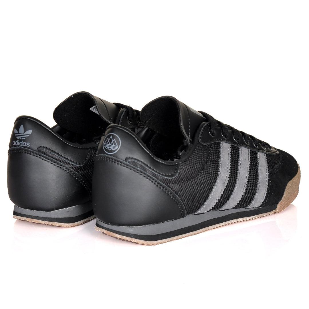 AD Samba OG 3 Stripes Low Sneakers- Black Brown - Obeezi.com
