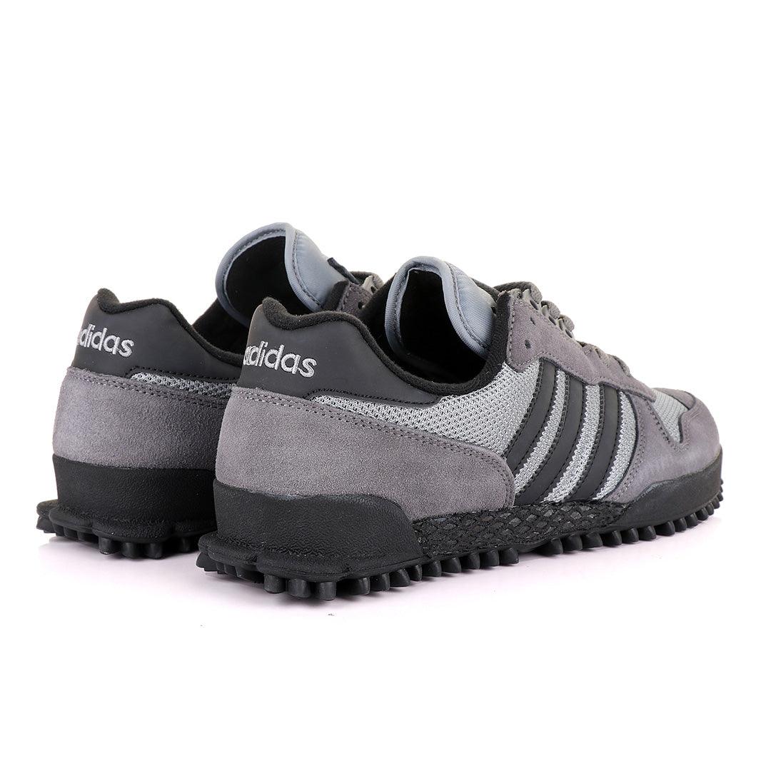 Ad Simplified Fabric Grey Sneakers - Obeezi