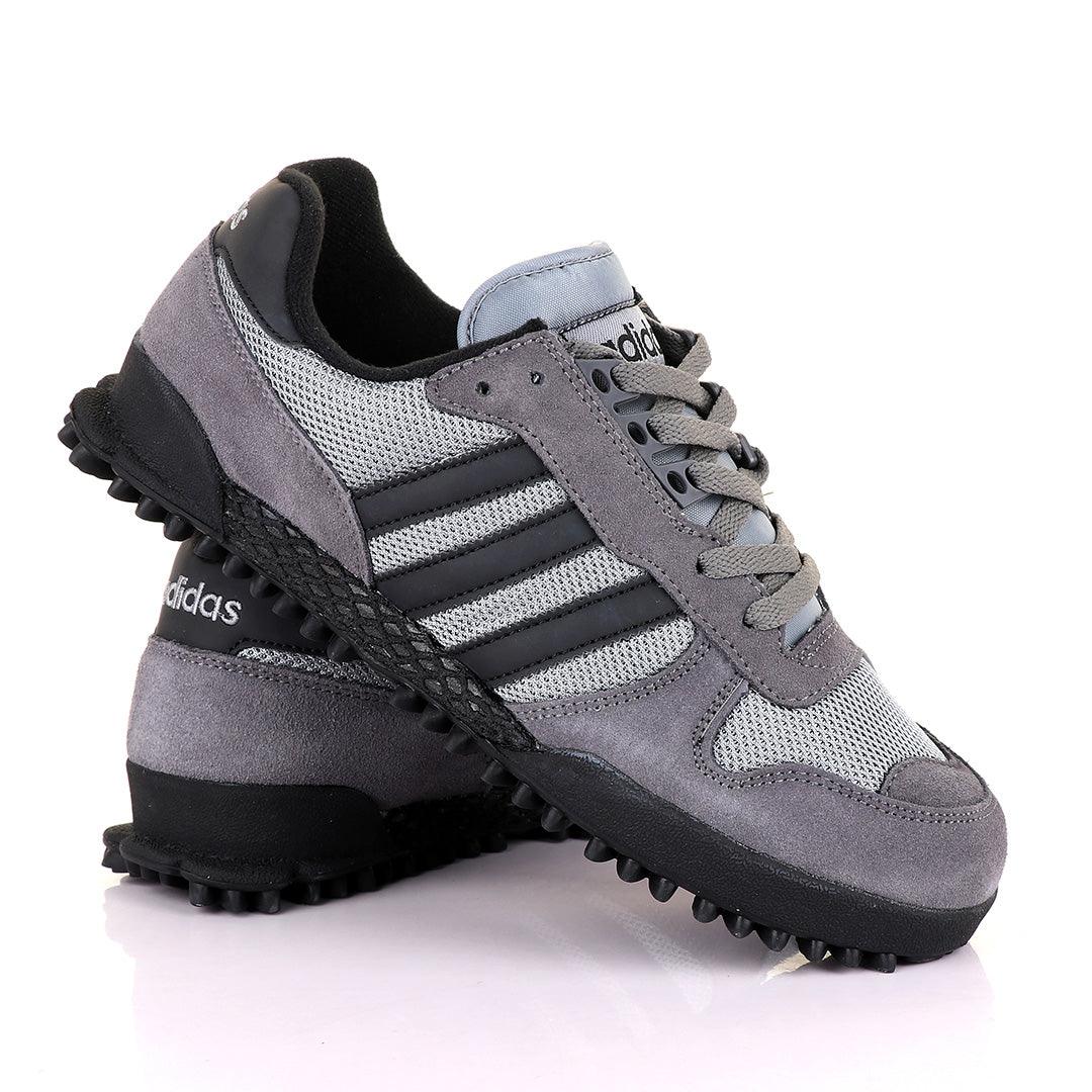 Ad Simplified Fabric Grey Sneakers - Obeezi