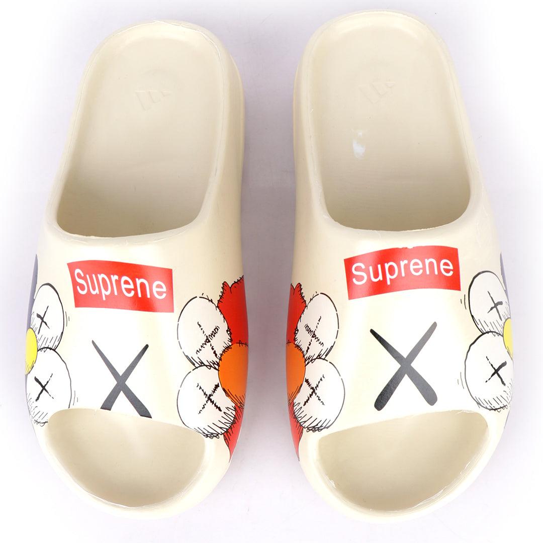 AD Supr X Kaws Rubber Light Weight Slides - Obeezi.com