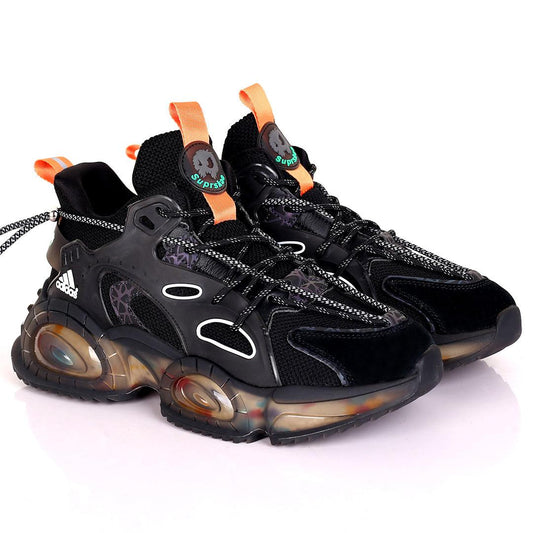 AD Surprskaa Fashion Breathable Outdoor sneakers- Black - Obeezi.com