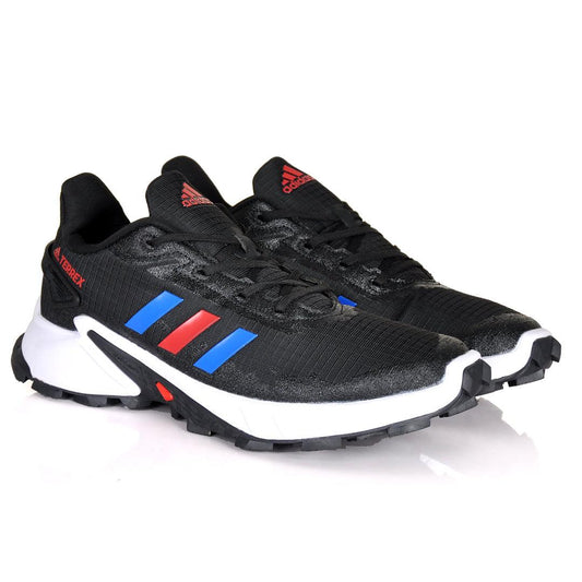 AD Terrex Daroga 3 Stripe Lines Designed Sneakers Black White - Obeezi.com