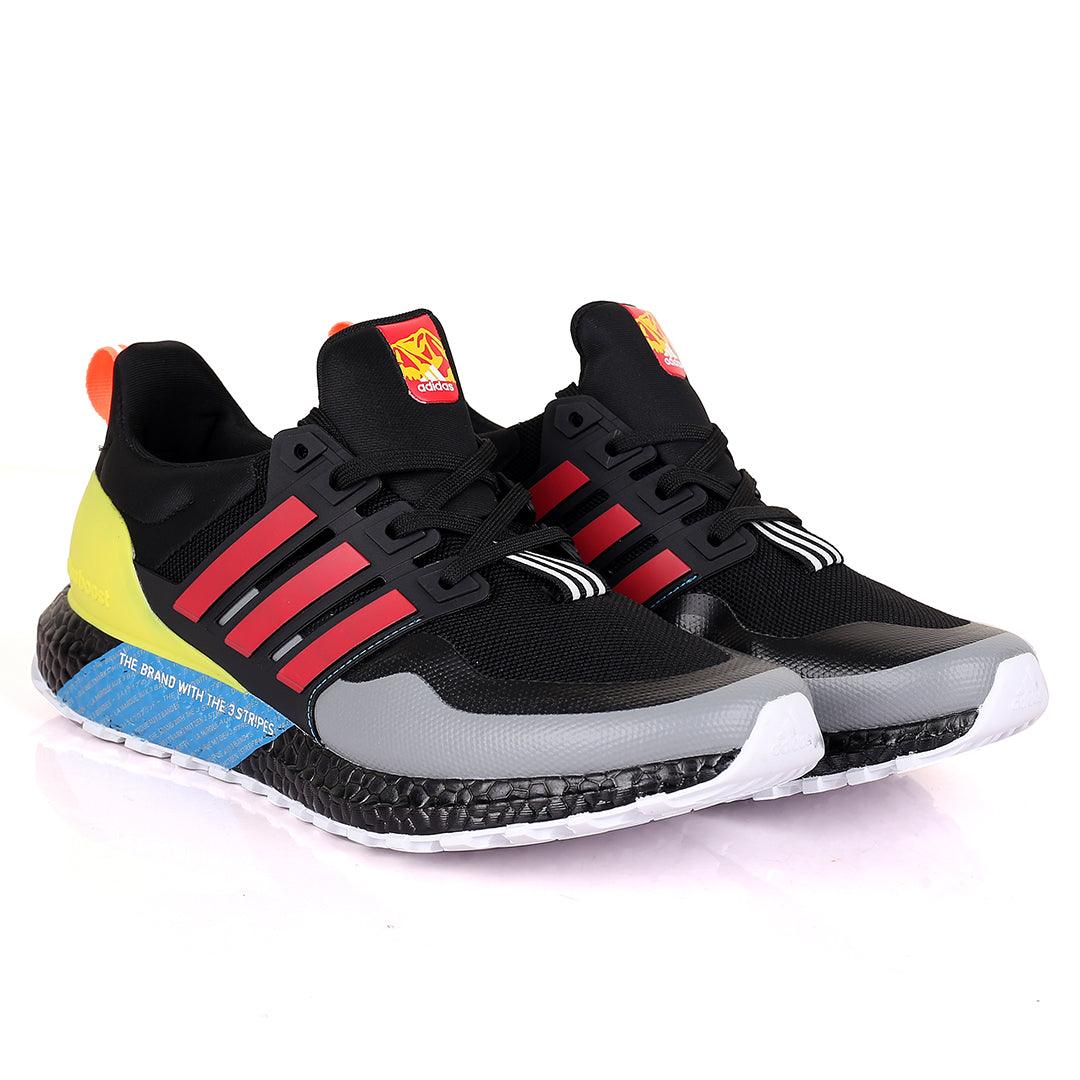AD Three Guard Stripe Branded Multi-Color Sneakers - Obeezi.com