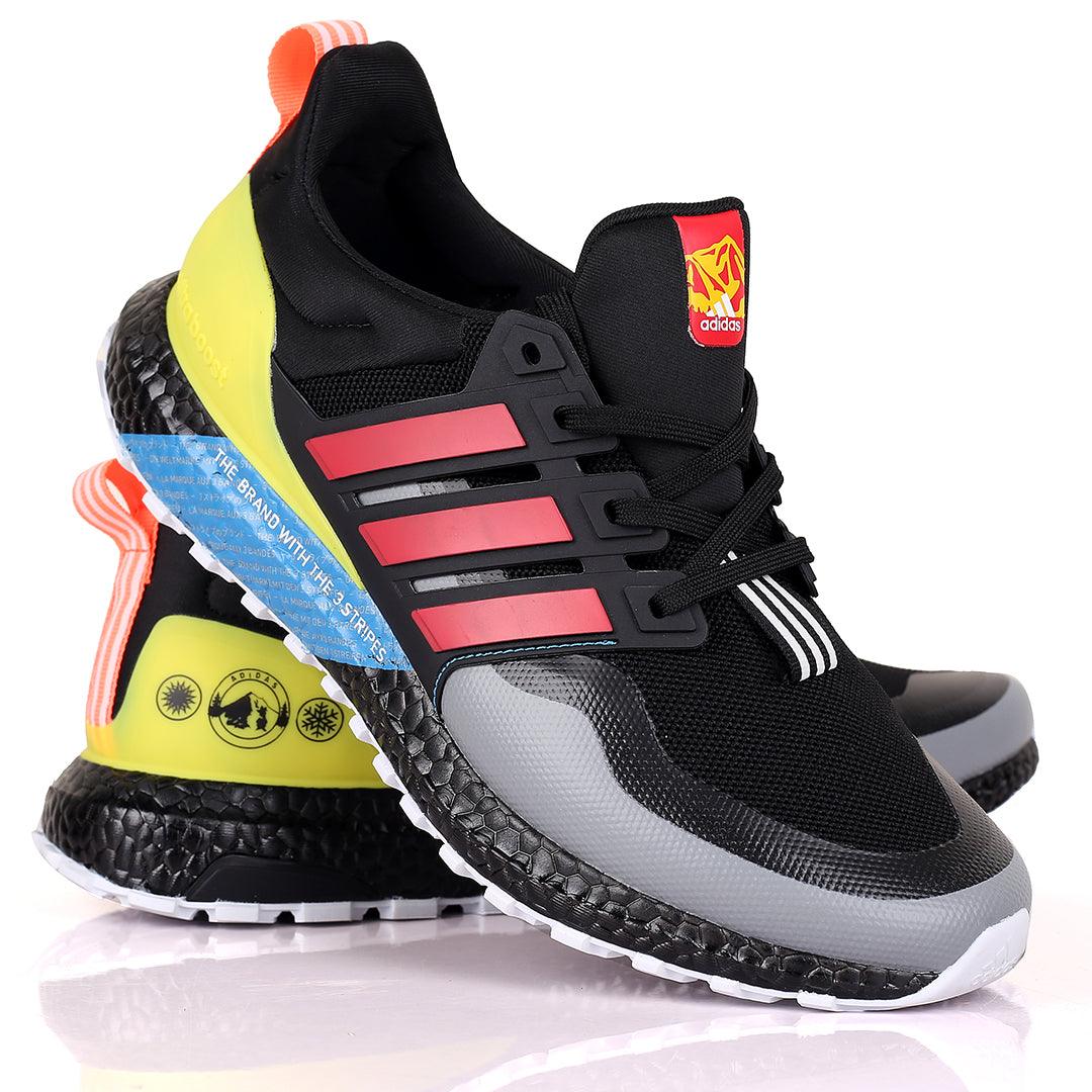 AD Three Guard Stripe Branded Multi-Color Sneakers - Obeezi.com