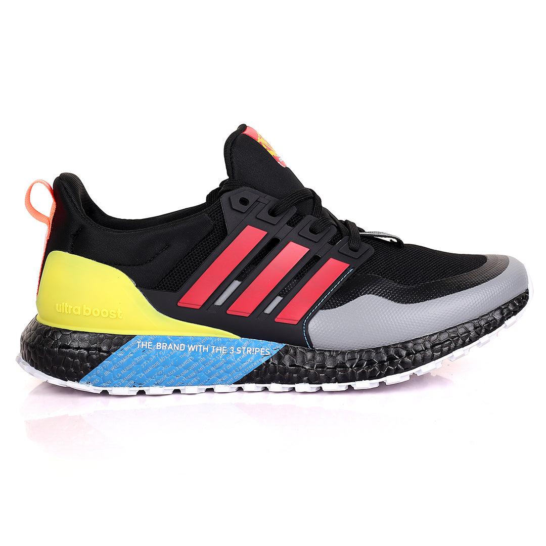 AD Three Guard Stripe Branded Multi-Color Sneakers - Obeezi.com