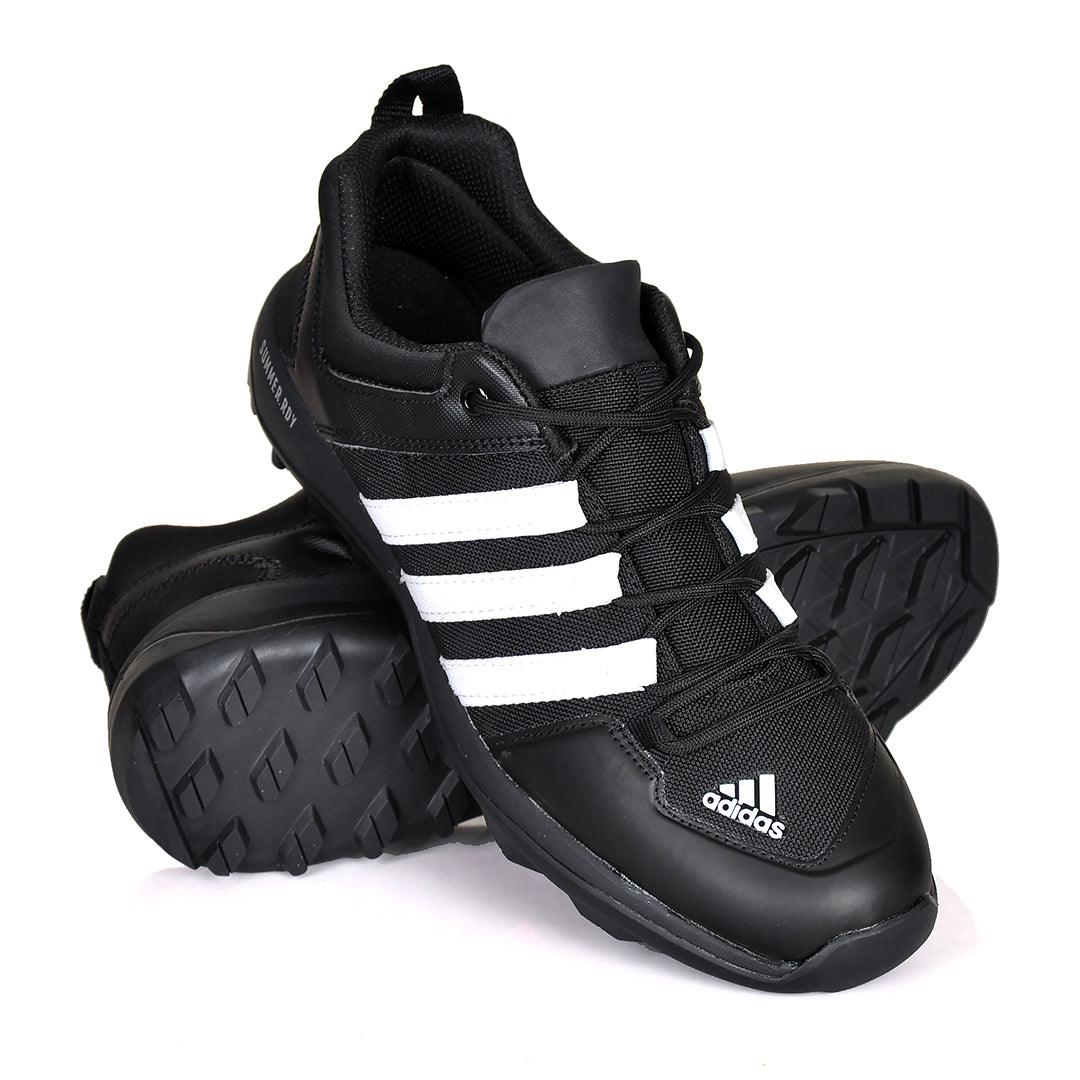 AD Traxion Summer 3 Stripes Sneakers- Black - Obeezi.com