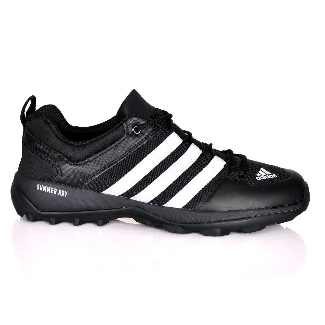 AD Traxion Summer 3 Stripes Sneakers- Black - Obeezi.com